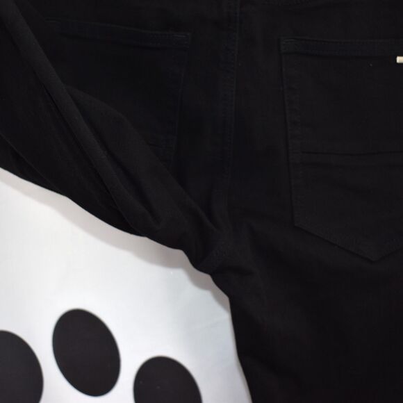 Amiri NWT Stack Jean Italian Stretch Skinny Leg Solid Black Denim Jeans Size 30 - Picture 6 of 12